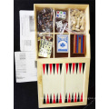 7 in 1 game set wholesale multi chess set in wooden box